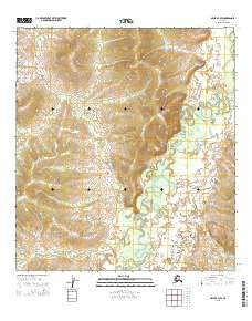 Ophir B-3 SW Alaska Current topographic map, 1:25000 scale, 7.5 X 7.5 Minute, Year 2015