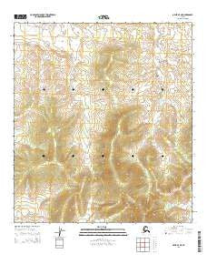 Ophir B-4 NE Alaska Current topographic map, 1:25000 scale, 7.5 X 7.5 Minute, Year 2015