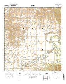 Ophir B-5 NW Alaska Current topographic map, 1:25000 scale, 7.5 X 7.5 Minute, Year 2014