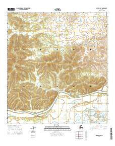 Ophir B-6 SE Alaska Current topographic map, 1:25000 scale, 7.5 X 7.5 Minute, Year 2014