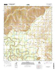 Ophir C-3 NW Alaska Current topographic map, 1:25000 scale, 7.5 X 7.5 Minute, Year 2015