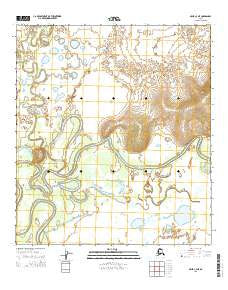 Ophir C-4 NE Alaska Current topographic map, 1:25000 scale, 7.5 X 7.5 Minute, Year 2015