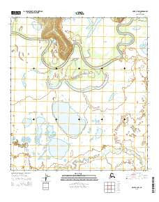 Ophir C-4 SW Alaska Current topographic map, 1:25000 scale, 7.5 X 7.5 Minute, Year 2015