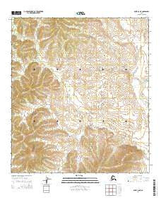 Ophir C-6 NE Alaska Current topographic map, 1:25000 scale, 7.5 X 7.5 Minute, Year 2014