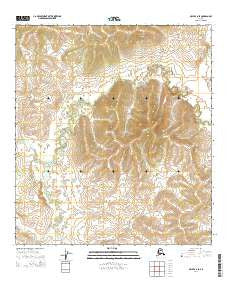 Ophir C-6 SE Alaska Current topographic map, 1:25000 scale, 7.5 X 7.5 Minute, Year 2014
