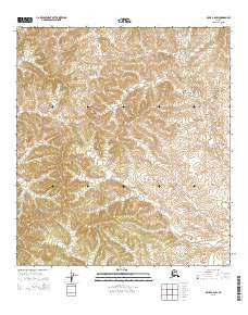 Ophir C-6 SW Alaska Current topographic map, 1:25000 scale, 7.5 X 7.5 Minute, Year 2015