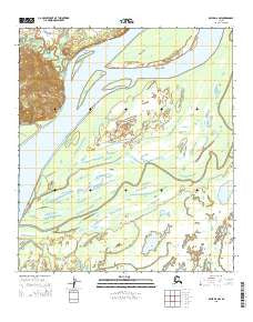 Ophir D-6 NW Alaska Current topographic map, 1:25000 scale, 7.5 X 7.5 Minute, Year 2015