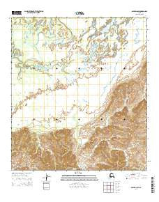 Ophir D-6 SW Alaska Current topographic map, 1:25000 scale, 7.5 X 7.5 Minute, Year 2015