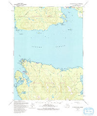 Petersburg B-5 Alaska Historical topographic map, 1:63360 scale, 15 X 15 Minute, Year 1949