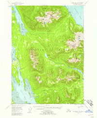 Petersburg D-4 Alaska Historical topographic map, 1:63360 scale, 15 X 15 Minute, Year 1951