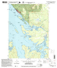 Petersburg D-6 Alaska Historical topographic map, 1:63360 scale, 15 X 15 Minute, Year 1995