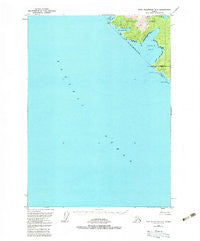 Port Alexander A-3 Alaska Historical topographic map, 1:63360 scale, 15 X 15 Minute, Year 1951