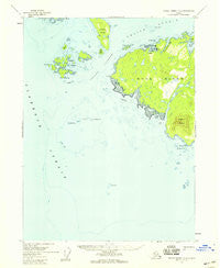 Prince Rupert D-5 Alaska Historical topographic map, 1:63360 scale, 15 X 15 Minute, Year 1955