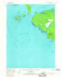 Prince Rupert D-5 Alaska Historical topographic map, 1:63360 scale, 15 X 15 Minute, Year 1955
