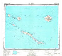 Rat Islands Alaska Historical topographic map, 1:250000 scale, 1 X 2 Degree, Year 1951