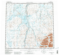 Sagavanirktok Alaska Historical topographic map, 1:250000 scale, 1 X 3 Degree, Year 1958