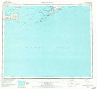 Samalga Island Alaska Historical topographic map, 1:250000 scale, 1 X 2 Degree, Year 1951