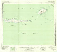 Seguam Alaska Historical topographic map, 1:250000 scale, 1 X 2 Degree, Year 1951
