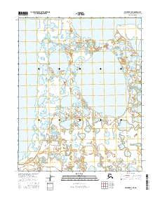Selawik B-3 NE Alaska Current topographic map, 1:25000 scale, 7.5 X 7.5 Minute, Year 2016