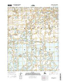 Selawik C-2 NW Alaska Current topographic map, 1:25000 scale, 7.5 X 7.5 Minute, Year 2015