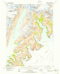 Seldovia C-1 Alaska Historical topographic map, 1:63360 scale, 15 X 15 Minute, Year 1953