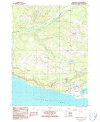 Seldovia C-5 NE Alaska Historical topographic map, 1:25000 scale, 7.5 X 7.5 Minute, Year 1987