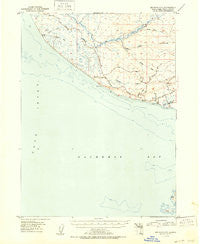 Seldovia C-5 Alaska Historical topographic map, 1:63360 scale, 15 X 15 Minute, Year 1951