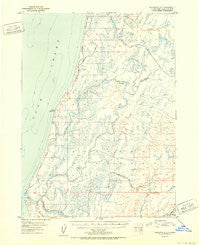 Seldovia D-5 Alaska Historical topographic map, 1:63360 scale, 15 X 15 Minute, Year 1951