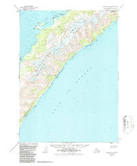 Seward A-1 Alaska Historical topographic map, 1:63360 scale, 15 X 15 Minute, Year 1951