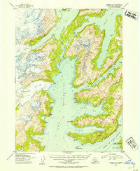 Seward A-4 Alaska Historical topographic map, 1:63360 scale, 15 X 15 Minute, Year 1952