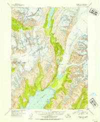 Seward A-6 Alaska Historical topographic map, 1:63360 scale, 15 X 15 Minute, Year 1951