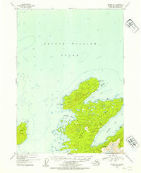 Seward B-1 Alaska Historical topographic map, 1:63360 scale, 15 X 15 Minute, Year 1952