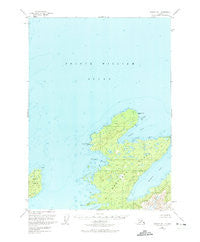 Seward B-1 Alaska Historical topographic map, 1:63360 scale, 15 X 15 Minute, Year 1951