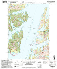 Seward B-3 Alaska Historical topographic map, 1:63360 scale, 15 X 15 Minute, Year 2000