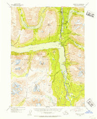 Seward B-7 Alaska Historical topographic map, 1:63360 scale, 15 X 15 Minute, Year 1953