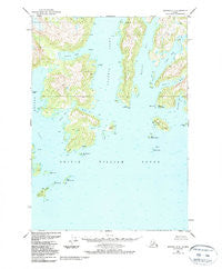 Seward D-2 Alaska Historical topographic map, 1:63360 scale, 15 X 15 Minute, Year 1951