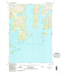 Seward D-2 Alaska Historical topographic map, 1:63360 scale, 15 X 15 Minute, Year 1951