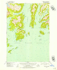 Seward D-2 Alaska Historical topographic map, 1:63360 scale, 15 X 15 Minute, Year 1952