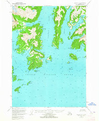 Seward D-2 Alaska Historical topographic map, 1:63360 scale, 15 X 15 Minute, Year 1951