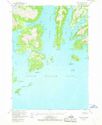 Seward D-2 Alaska Historical topographic map, 1:63360 scale, 15 X 15 Minute, Year 1951