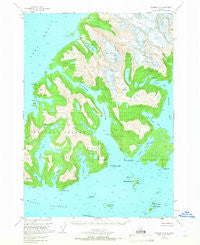 Seward D-3 Alaska Historical topographic map, 1:63360 scale, 15 X 15 Minute, Year 1951