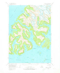Seward D-3 Alaska Historical topographic map, 1:63360 scale, 15 X 15 Minute, Year 1951