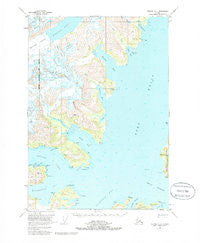 Seward D-4 Alaska Historical topographic map, 1:63360 scale, 15 X 15 Minute, Year 1951