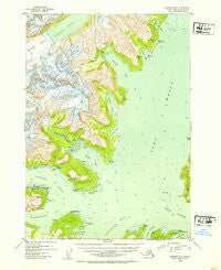 Seward D-4 Alaska Historical topographic map, 1:63360 scale, 15 X 15 Minute, Year 1952
