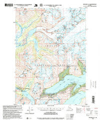 Seward D-5 Alaska Historical topographic map, 1:63360 scale, 15 X 15 Minute, Year 1995