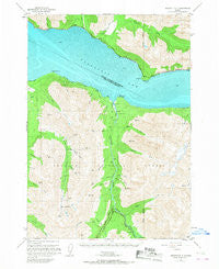 Seward D-7 Alaska Historical topographic map, 1:63360 scale, 15 X 15 Minute, Year 1951
