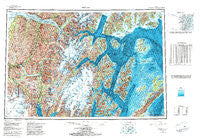 Seward Alaska Historical topographic map, 1:250000 scale, 1 X 3 Degree, Year 1953