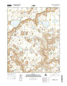 Shishmaref A-1 NE Alaska Current topographic map, 1:25000 scale, 7.5 X 7.5 Minute, Year 2014