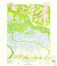 Shungnak D-2 Alaska Historical topographic map, 1:63360 scale, 15 X 15 Minute, Year 1955