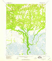 Shungnak D-6 Alaska Historical topographic map, 1:63360 scale, 15 X 15 Minute, Year 1955